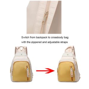 zhongningyifeng Backpack for Women Small, Mini Nylon Travel Backpack Purse, Shoulder Bag Cute Lightweight for Ladies