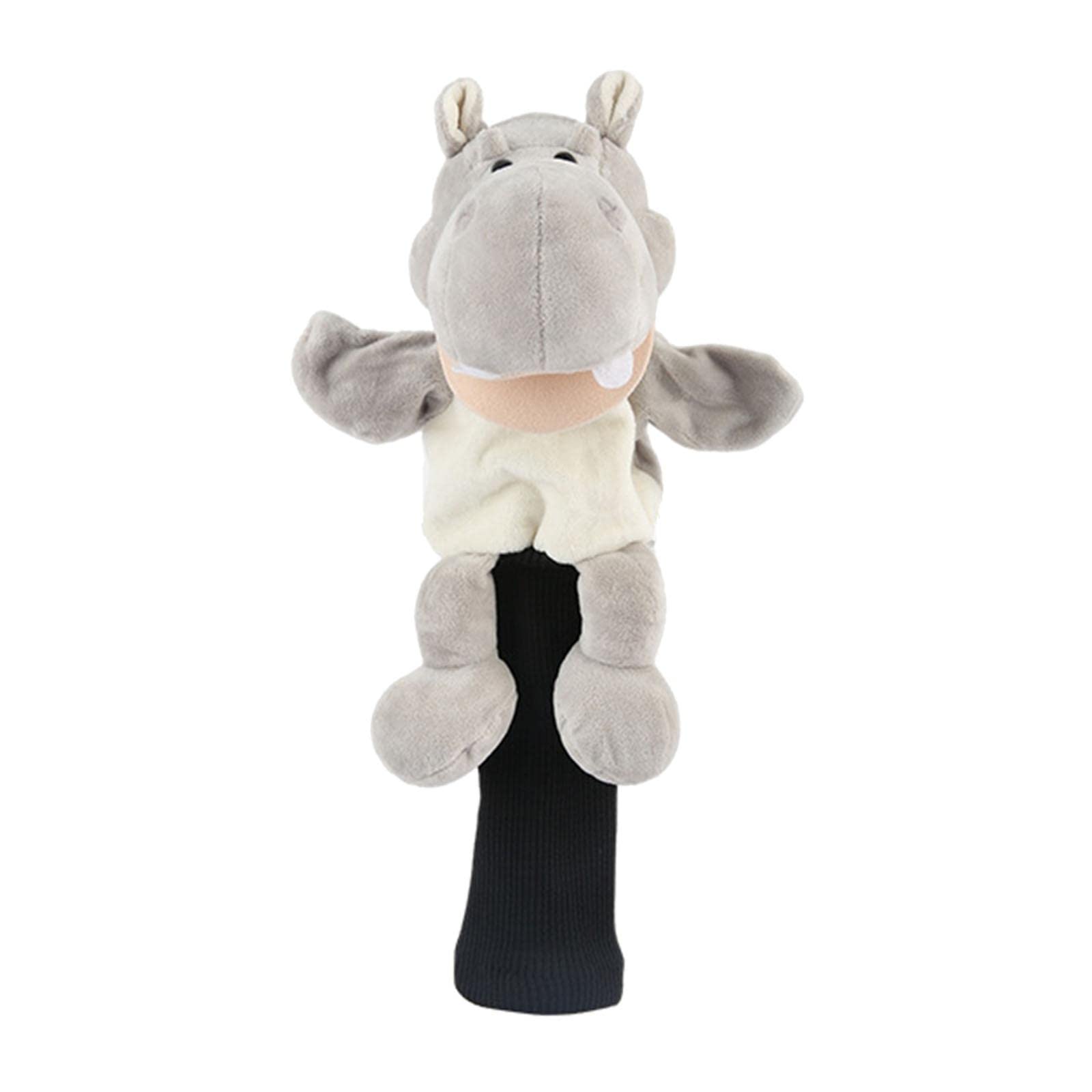 Colaxi Golf Club Wood Head Cover Driver Fairway Wood Head Cover Golf Headcovers Replacement Sleeve Protector Guard with Cute Hippo Design