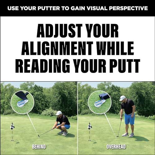 Alignment Ball Mark - Aligning Golf Ball Marker - Rotates for Aiming - Improves Accuracy