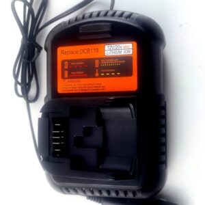 ANOITD DCB119 Car Battery Charger Replace for Dewalt 12V/20V MAX vehicle charger, for Dewalt 12V 20V Li-ion Battery DCB201 DCB202 DCB203 DCB204 DCB205 DCB206 DCB127 DCB123 DCB121 DCB606 DCB609 DCB612