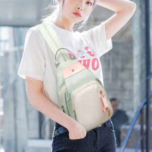 zhongningyifeng Backpack for Women Small, Mini Nylon Travel Backpack Purse, Shoulder Bag Cute Lightweight for Ladies