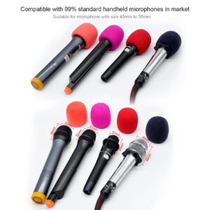 Microphone Windscreen, Colorful Mirophone Covers, Headset Windscreen,Mic Foam Covers for Varity of Headset,Colorful,10pack