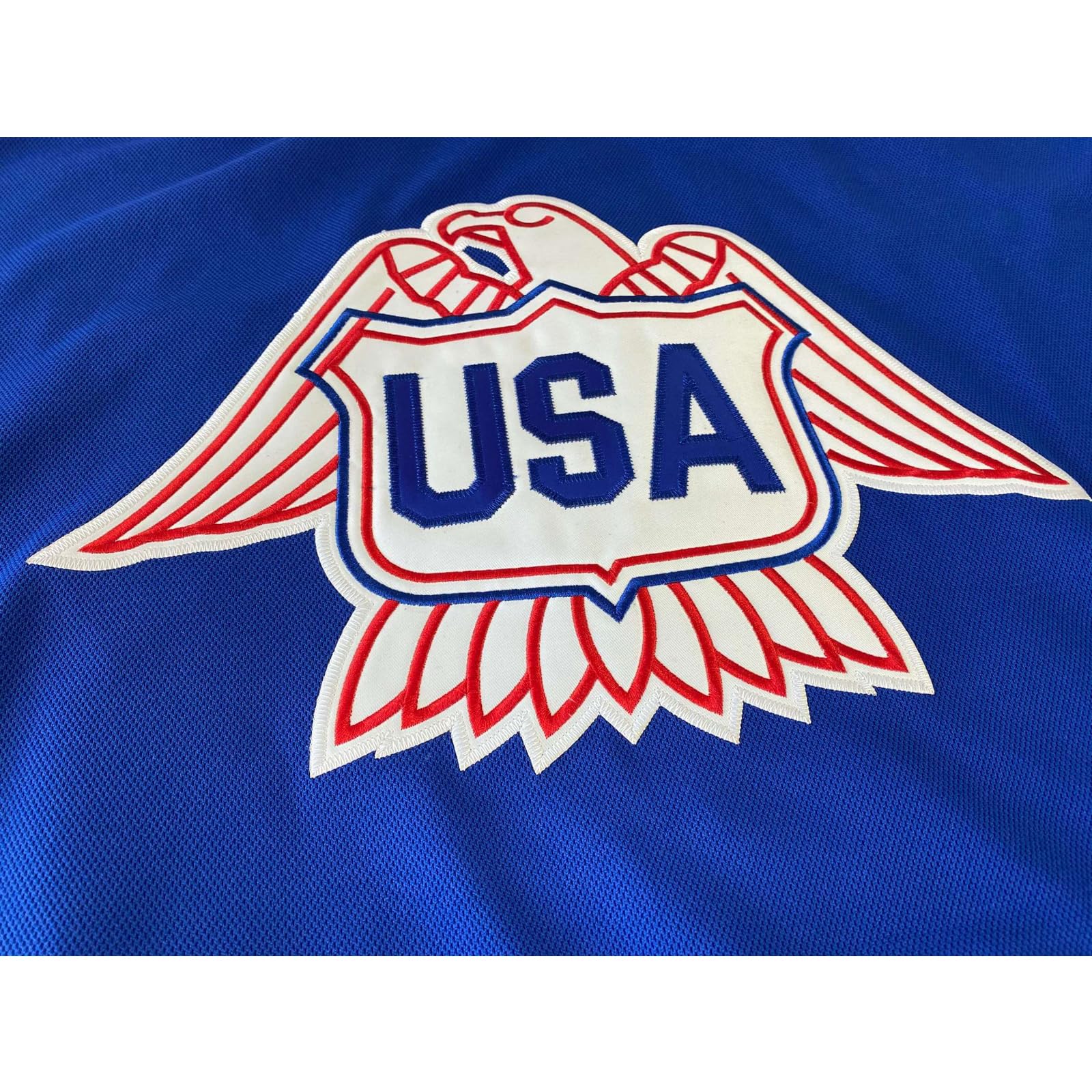 Beast Beat 1960 USA Trump #45 Hockey Jerseys American Wing All Stitched USA Jersey (M) Blue