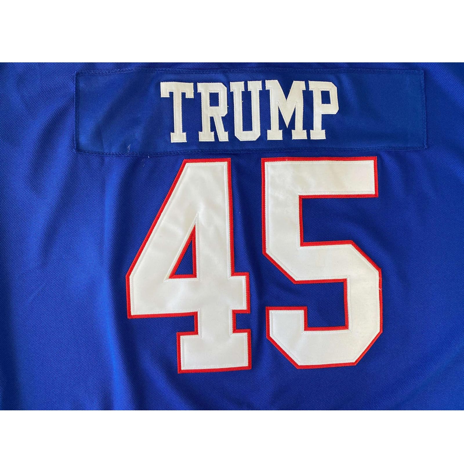 Beast Beat 1960 USA Trump #45 Hockey Jerseys American Wing All Stitched USA Jersey (M) Blue