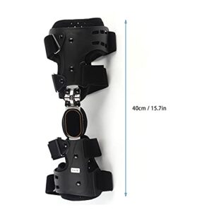 Knee Joint Splint, Knee Brace Knee Immobilizer Brace Adjustable Knee Brace Stabilizer for Sports Injuries for Ligament Injuries for Varus/valgus Correction(Right foot)