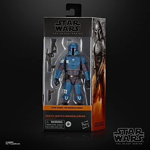 STAR WARS The Black Series Death Watch Mandalorian Toy 6-Inch-Scale The Mandalorian Collectible Action Figure, Kids Ages 4 and Up