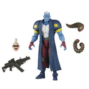 marvel legends series x-men maggott action figure 6-inch collectible toy, 2 accessories and 2 build-a-figure parts