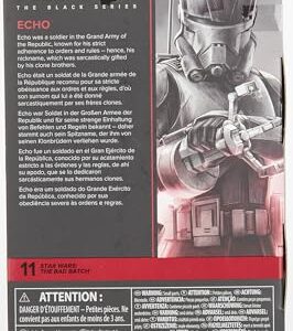 STAR WARS The Black Series Echo Toy 6-Inch-Scale The Bad Batch Collectible Action Figure and Accessory, Toys Kids Ages 4 and Up