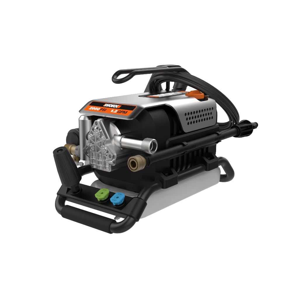 Worx 13 Amp Electric Pressure Washer 1800 PSI with 3 Nozzles - WG605