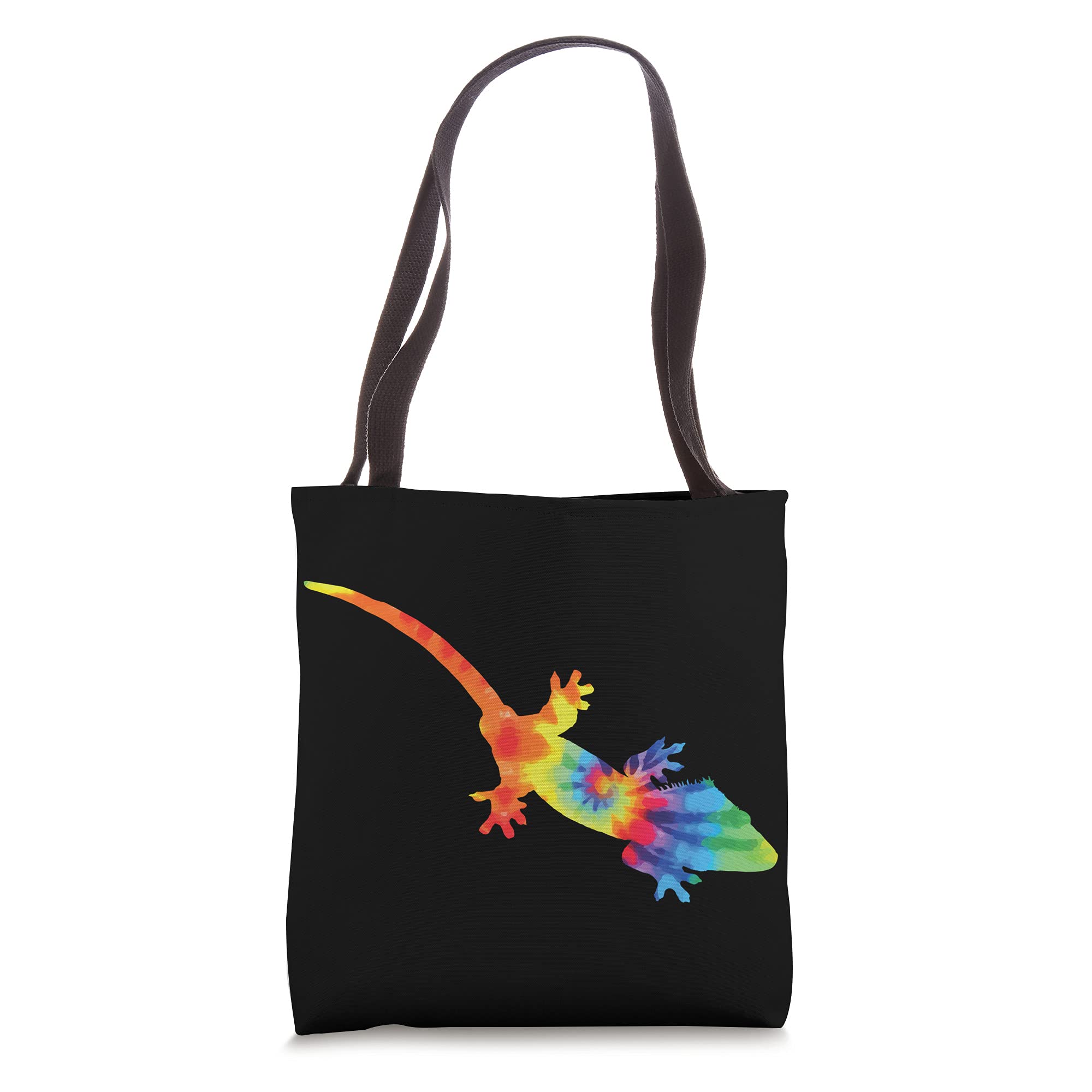 Crested Gecko Tie Dye Tote Bag