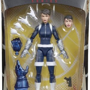 Marvel Legends Series Quake Secret Warriors Comics Action Figure 6-inch Collectible Toy, 5 Accessories, 2 Build-A-Figure Parts