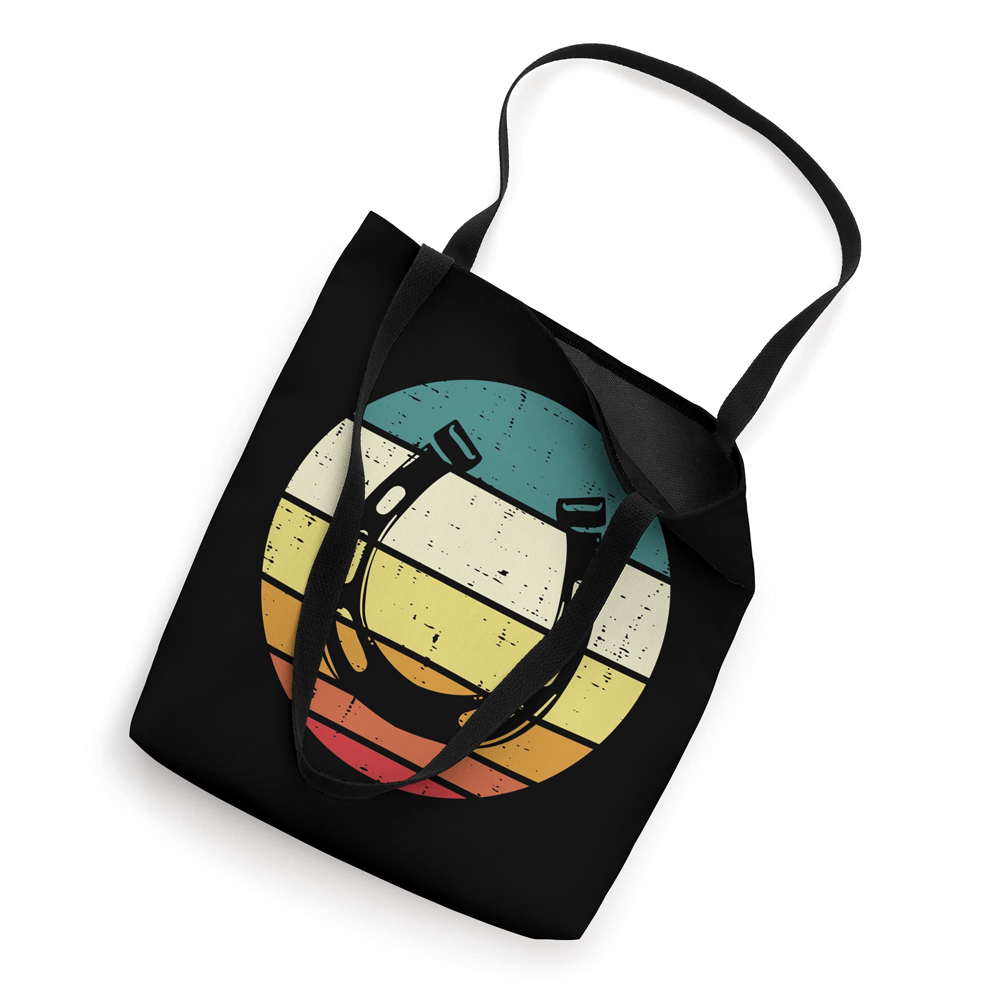 Horseshoe Sunset Retro Horse Horseback Riding Equestrian Tote Bag