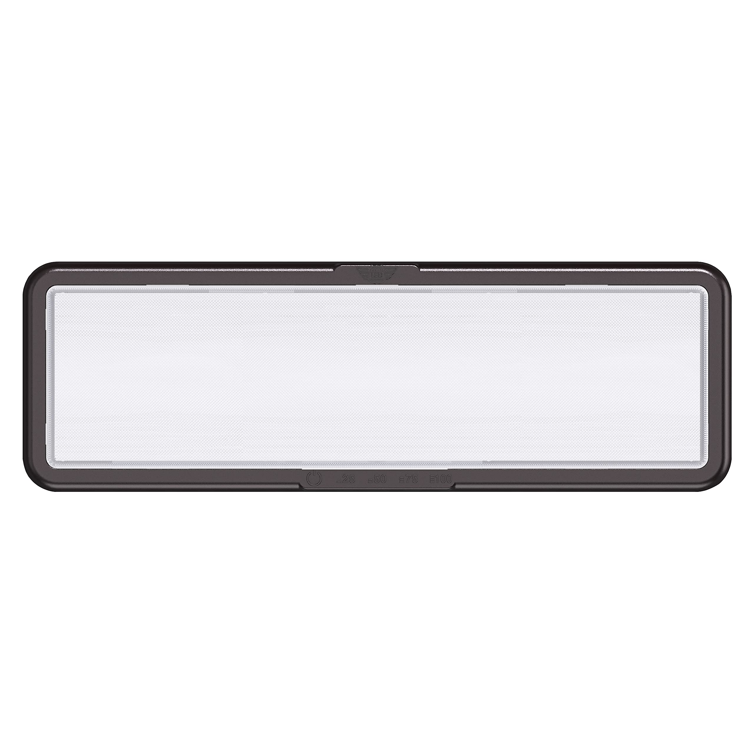 Leisure LED RV LED Ceiling Light Fixture 20" x 6.5" - 1450 Lumen with Touch Dimmer Switch Interior Burnt Bronze Lighting for Car/RV/Trailer/Camper/Boat DC 12V Natural White 4000-4500K (2-Pack)