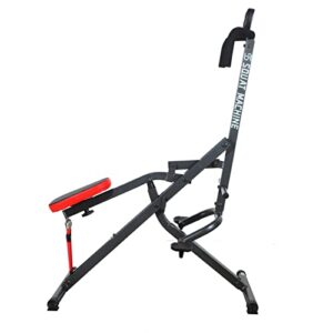 Ps Row Squat Exercise Machine for Butt Legs glute Shaping Rider Squat Sissy Trainer & Ab Squat Total Crunch Equipment pro