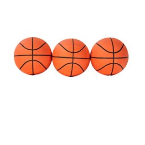 Hall of Games Size 3 Basketball, Indoor & Outdoor 3-Pack, 7-inch Diameter Durable Rubber Ball, Perfect for Arcade Games