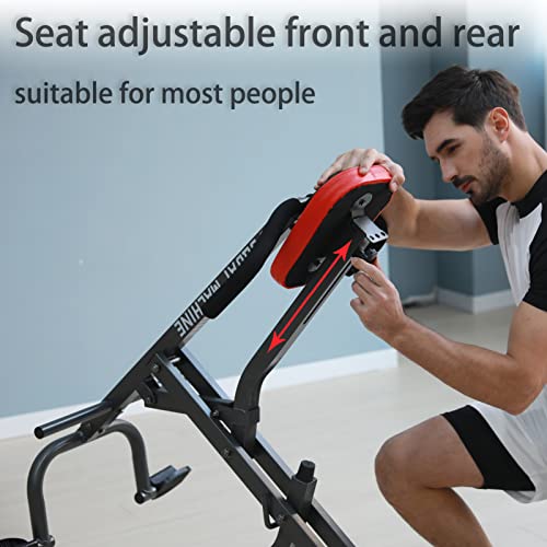 Ps Row Squat Exercise Machine for Butt Legs glute Shaping Rider Squat Sissy Trainer & Ab Squat Total Crunch Equipment pro