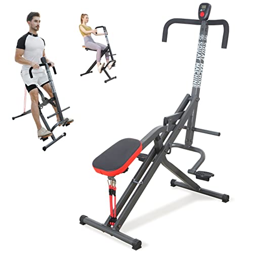 Ps Row Squat Exercise Machine for Butt Legs glute Shaping Rider Squat Sissy Trainer & Ab Squat Total Crunch Equipment pro