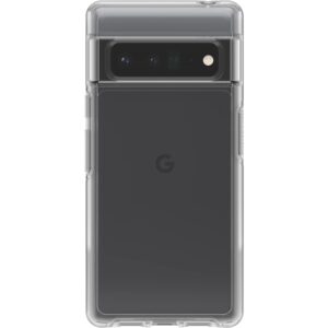 OtterBox Pixel 6 Pro Symmetry Series Case - CLEAR, ultra-sleek, wireless charging compatible, raised edges protect camera & screen