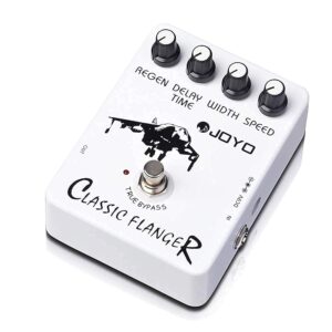 JOYO JF-07 Classic Flanger Pedal Bundle with DC 9V Pedal Power Supply (800mA -1A) AC Adapter