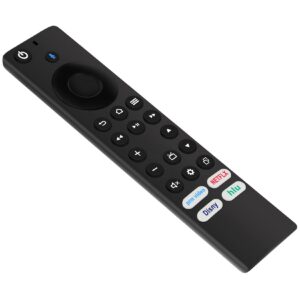 Voice Replacement Remote Control NS-RCFNA-21 Applicable for Insignia TV NS-40D510NA21 NS-42F201NA22 NS-70DF710NA21 NS-55F301NA22 NS-65DF710NA21 NS-58F301NA22 NS-50DF710NA21 NS-70F501NA22