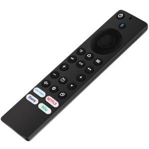 Voice Replacement Remote Control NS-RCFNA-21 Applicable for Insignia TV NS-40D510NA21 NS-42F201NA22 NS-70DF710NA21 NS-55F301NA22 NS-65DF710NA21 NS-58F301NA22 NS-50DF710NA21 NS-70F501NA22