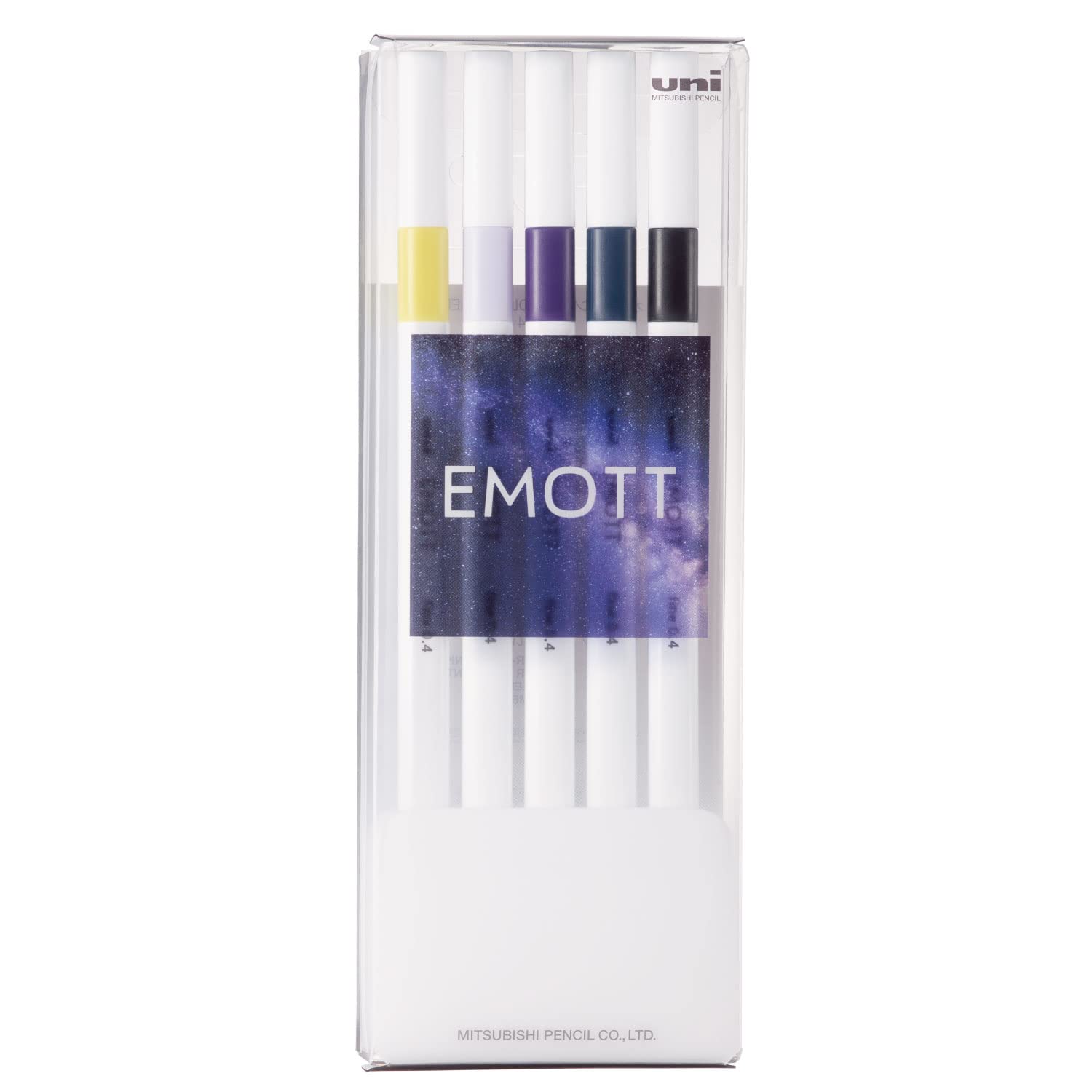 Uni EMOTT 5 Colors Set No.11, Midnight Color (PEMSY5C.NO11)