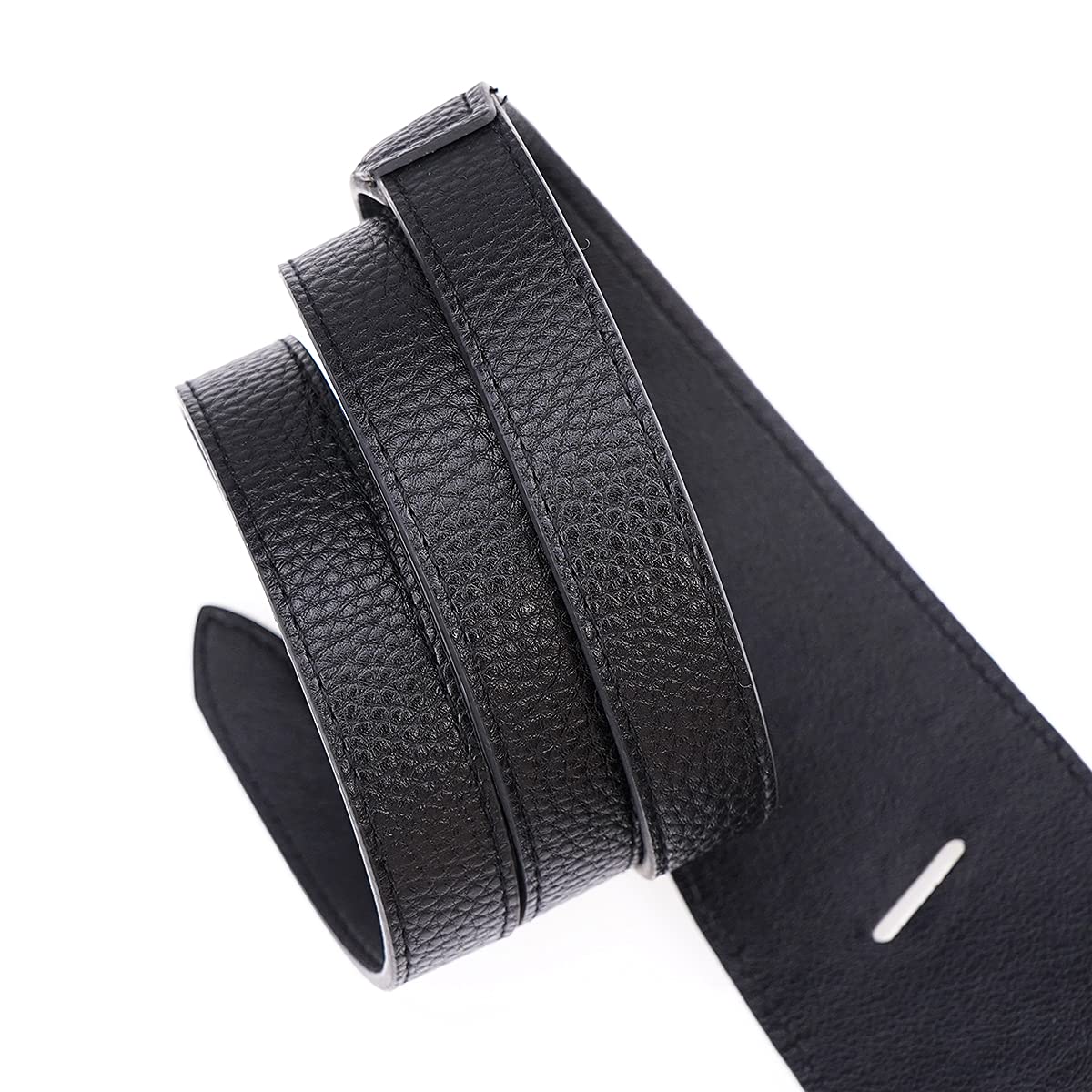 Glamorstar Women Leather Belts Vintage Irregular Waist Belt for Dresses Tie Knot Waistband Belt Black 135CM/53.1IN