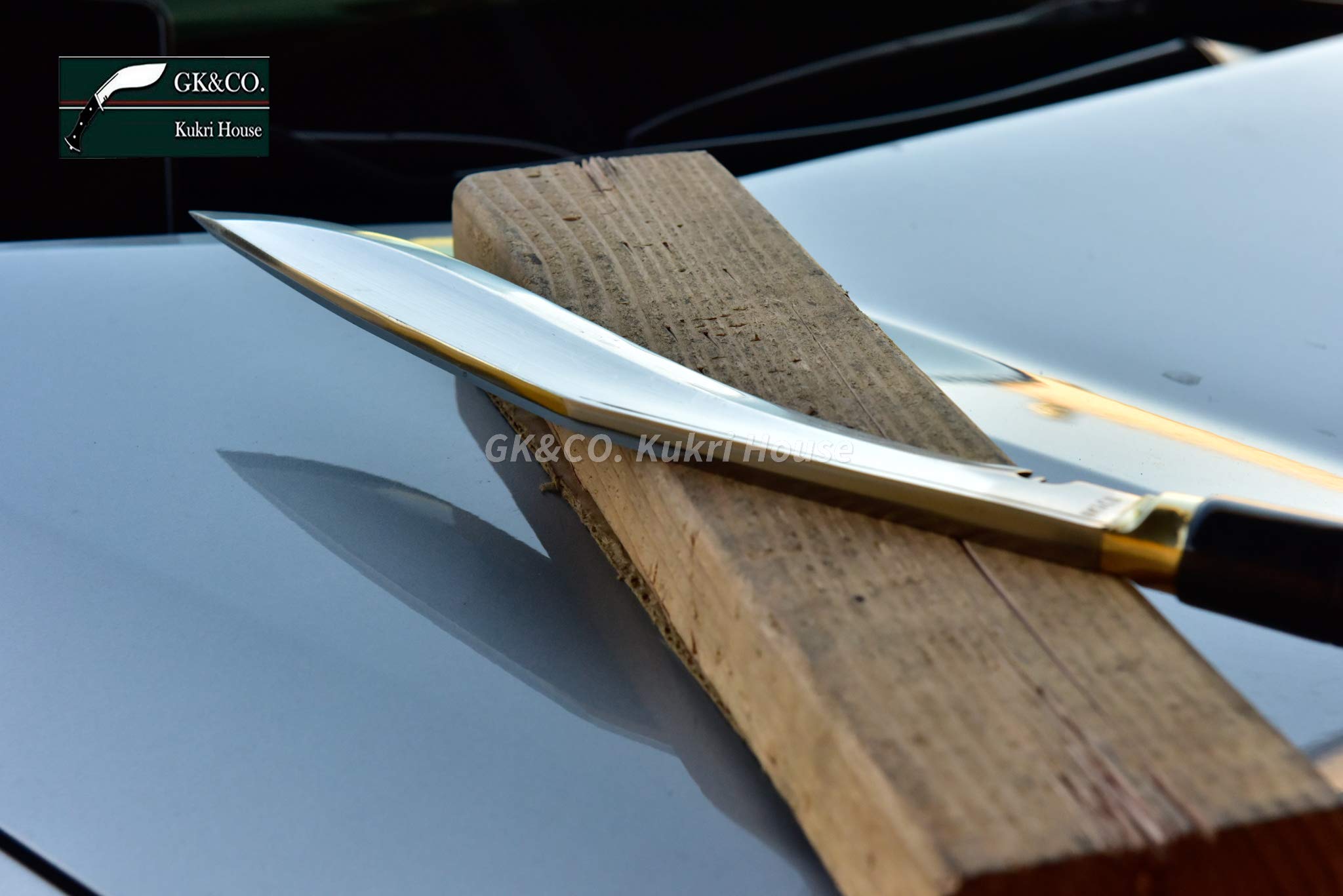 GK&CO. Kukri House Official Issued - Genuine Kukri/Khukuri - 13-inches Blade Service No.1 Highly Polished Knife - Handmade in Nepal…..