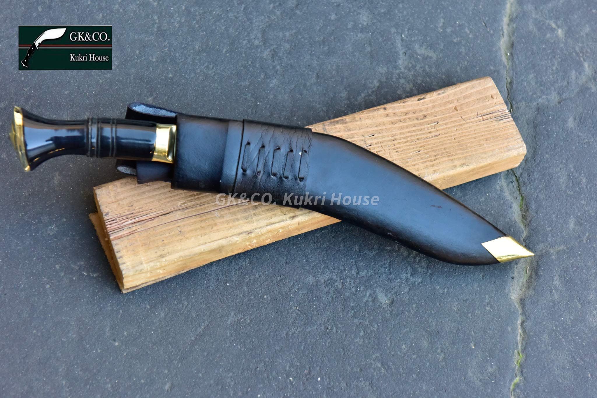 GK&CO. Kukri House Official Issued - Genuine Kukri/Khukuri - 13-inches Blade Service No.1 Highly Polished Knife - Handmade in Nepal…..