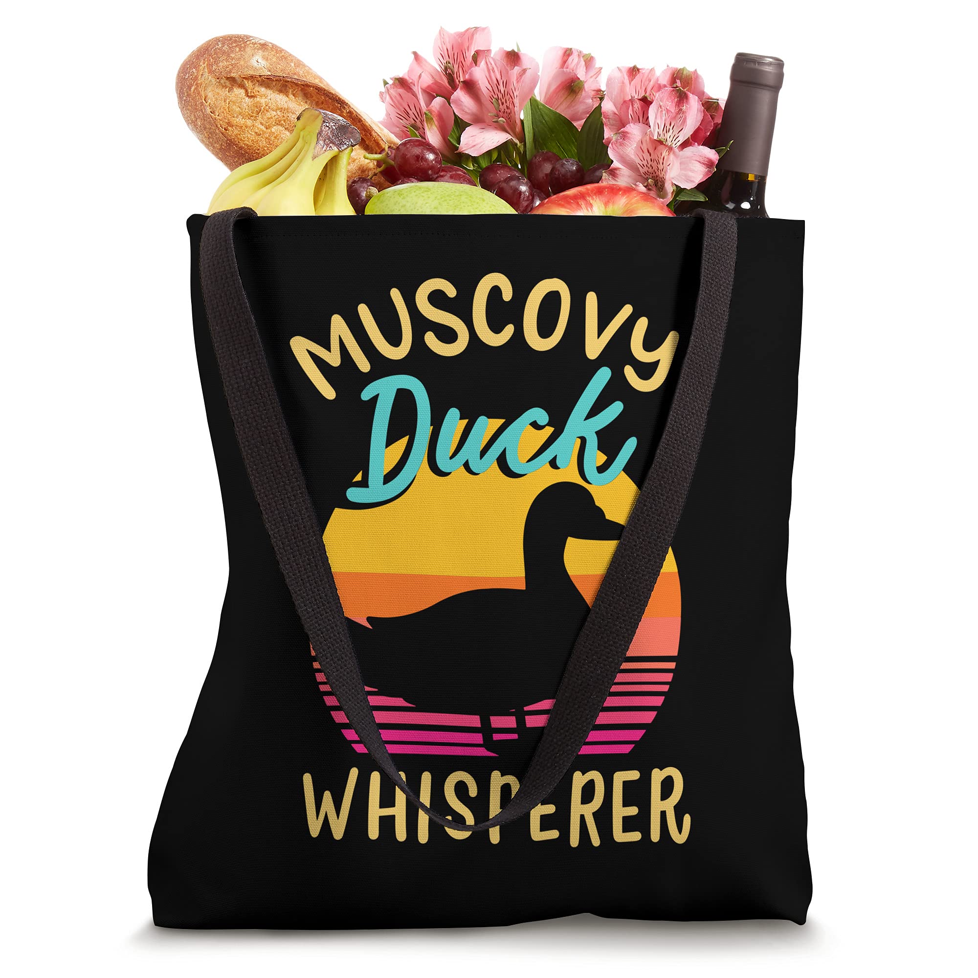 Muscovy Duck Whisperer - Bird Lover Muscovy Duck Tote Bag