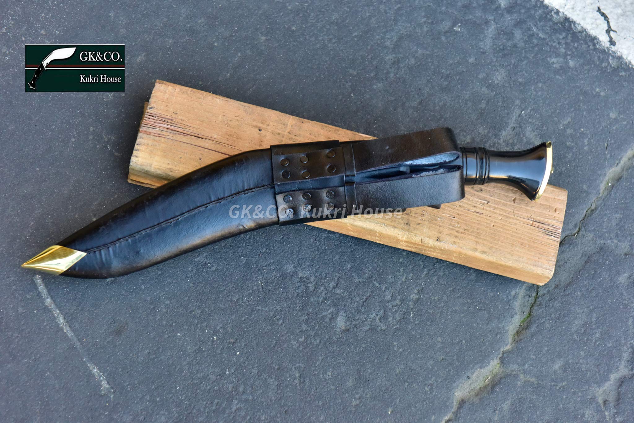 GK&CO. Kukri House Official Issued - Genuine Kukri/Khukuri - 13-inches Blade Service No.1 Highly Polished Knife - Handmade in Nepal…..