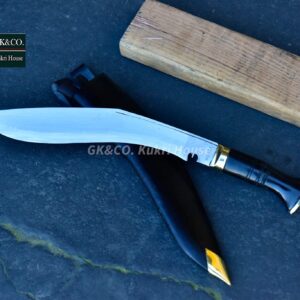 GK&CO. Kukri House Official Issued - Genuine Kukri/Khukuri - 13-inches Blade Service No.1 Highly Polished Knife - Handmade in Nepal…..