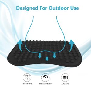 Hikeen Kayak Seat Cushion, Anti Slip Kayak Seat Pad Pressure Relief Kayak Cushion for Outdoor Use