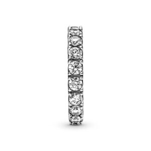 Sparkling Row Eternity Ring, Size 5