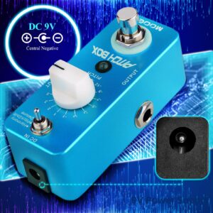 Mooer digitech drop pedal harmonizer guitar pedal mooer pitch box mps1 guitar effect pedal pitch box guitar harmonizer pitch shifter guitar pedal pitch pedal for Electric Guitar Bass True Bypass