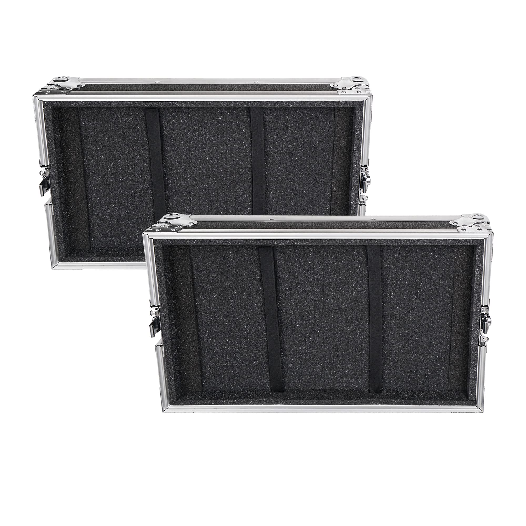 Sound Town 4U Rack Case with 2U Rack Drawer for 19" Amps/Mixers/Microphone Receivers (STRC-4U2DR)