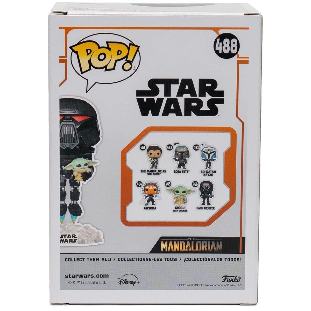 Pop Vinyl - Star Wars - Dark Trooper with Grogu 488