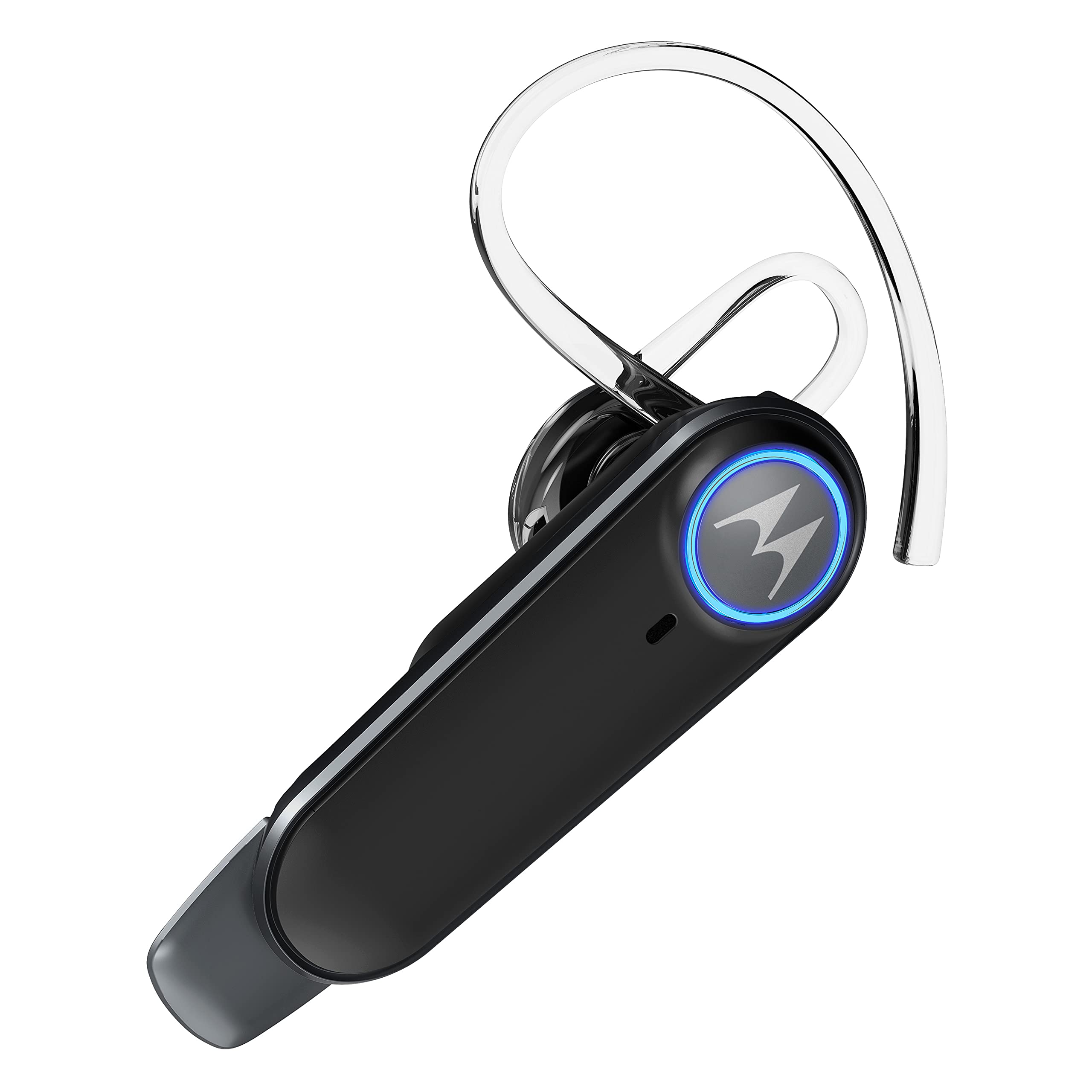 Motorola Sound HK500+ Bluetooth Earpiece Hands-Free Wireless Earpiece Headset with Microphone - IPX4 Water Resistant Bluetooth Phone Earpiece for Phone Calls, Compatible with iPhone and Cell Phones