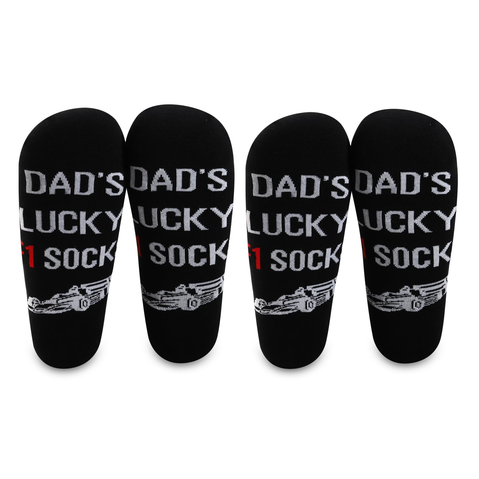 G2TUP Racing Car Socks Gifts for Men Novelty Socks for Racing Lovers Dad’s Lucky F1 Socks Halloween Gifts for Dad (Racing Car socks)