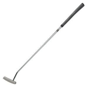 Bell II F-410 Full Offset Oversize Blade Golf Putter + Winn Dri-Tac Dark Gray Jumbo Grip (Right, 39)