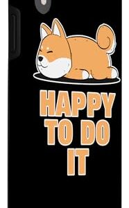 iPhone XR Funny Shiba Inu Uni Dog Lying Happy Sleeping Laziness Lazy Case