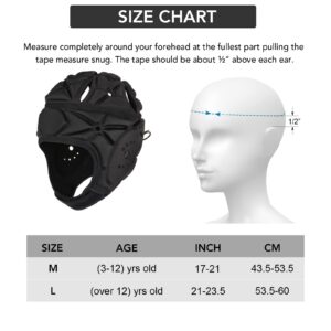 Victridge Soft Shell Helmet Flag Football 7v7 Rugby Headgear Scrum Cap Soccer Headguard for Adult Youth Kids