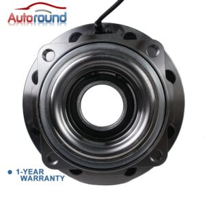 Autoround 515130 4WD SRW Front Wheel Hub and Bearing Assembly Compatible with Ford F-250 F-350 Super Duty 2011 2012 2013 2014 2015 2016 8 Lug w/ABS