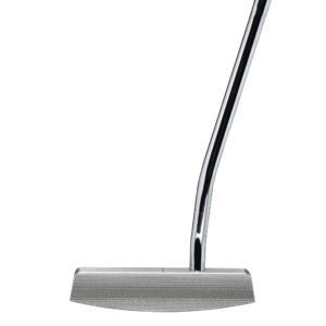 Bell II F-410 Full Offset Oversize Blade Golf Putter + Winn Dri-Tac Dark Gray Midsize Grip (Right, 37)