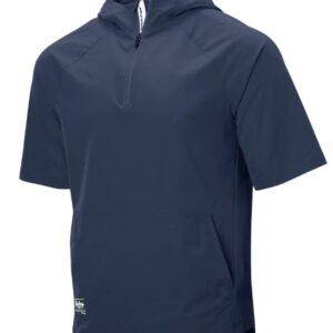 Rawlings Men's Standard Adult Color Sync Short Sleeve Jacket, Navy, Medium