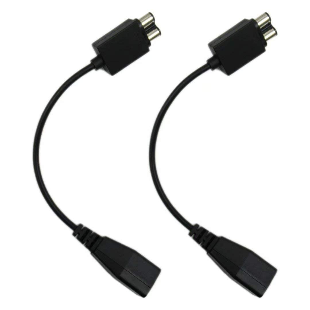 2 Pack Adapter Power Supply Adapter Wired Adapter Cord Cable Fits for Microsoft Xbox 360, for Microsoft Xbox One