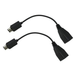 2 Pack Adapter Power Supply Adapter Wired Adapter Cord Cable Fits for Microsoft Xbox 360, for Microsoft Xbox One