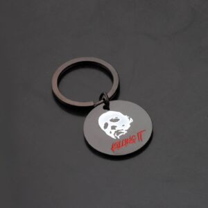 TIIMG Halloween Scary Horror Gift KILLING IT Slasher Keychain Horror Movie Gifts for Women (KILLING IT mike)