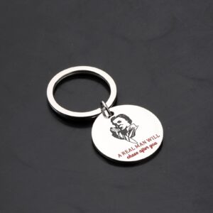 TIIMG Halloween Scary Horror Gift Slasher Keychain Horror Movie Fans Gift Gifts for Women (chase after you)