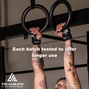 Pull Up Grips - Hand Grips With Wrist Straps Bringing You Comfort and Support for Weightlifting, Pull Ups, or as a Hand Wraps | Great as Workout Gloves Men and Women at Gym or Home Gym (Medium)